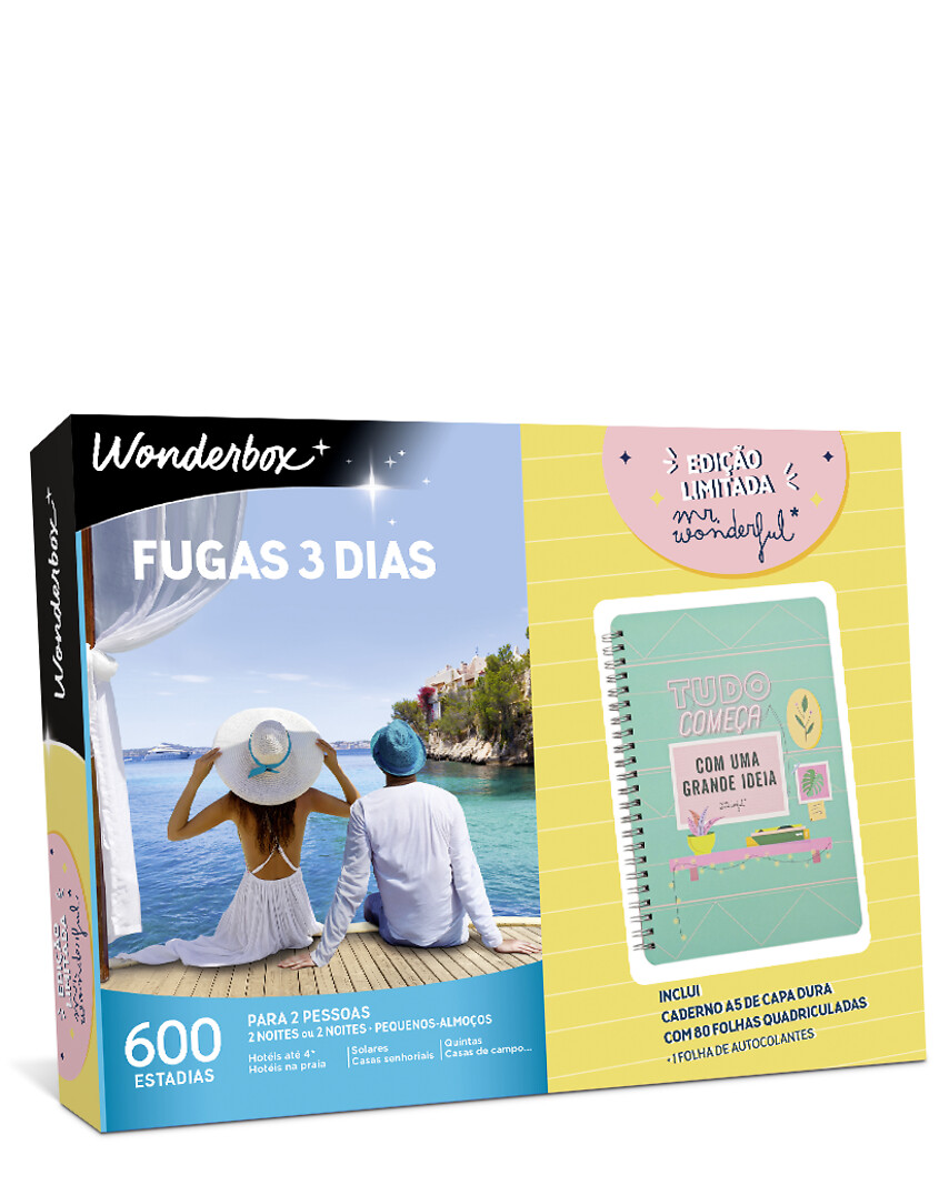 Fugas 3 dias + caderno Mr. Wonderful