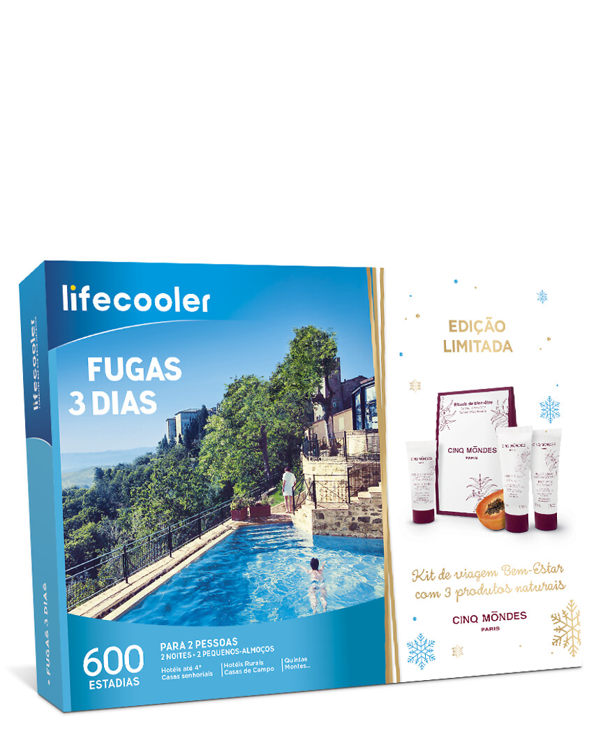 Fugas 3 Dias +  Kit Cinq Mondes