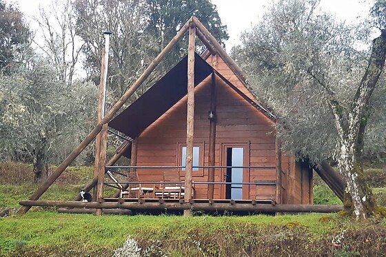 Uma noite em Cabana com pequeno-almoço para 2 em Quinta do Ragal em Fundão (Castelo Branco)