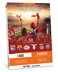 Futebol europeu - 2 bilhetes