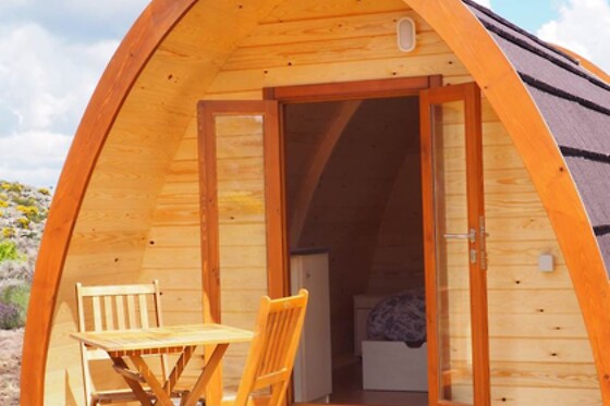 Duas noites em Camping Pod ou Refúgio do Cancho para 2 em Quinta do Maral Espaço Naturista em Marvão (Portalegre)