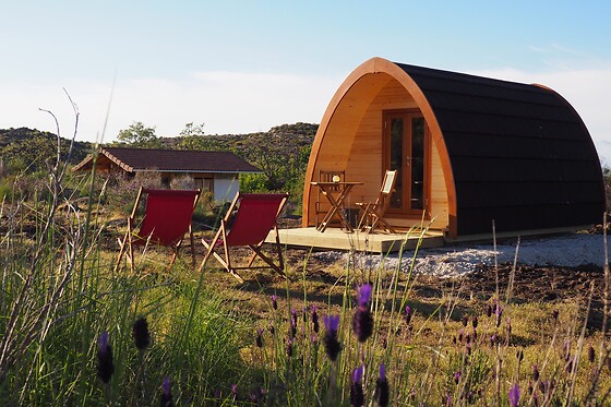 Duas noites em Camping Pod ou Refúgio do Cancho para 2 em Quinta do Maral Espaço Naturista em Marvão (Portalegre)