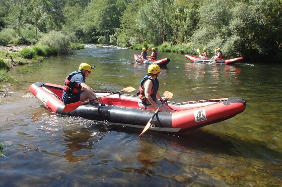 Canoeing para 1 em Clube do Paiva em Arouca (Aveiro)