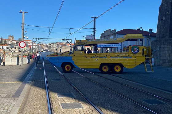 Um passeio turístico em anfíbio para 2 em Porto Duck Tours em Vila Nova de Gaia (Porto)