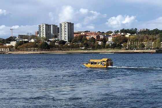 Um passeio turístico em anfíbio para 2 em Porto Duck Tours em Vila Nova de Gaia (Porto)