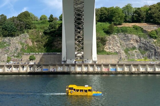 Um passeio turístico em anfíbio para 2 em Porto Duck Tours em Vila Nova de Gaia (Porto)