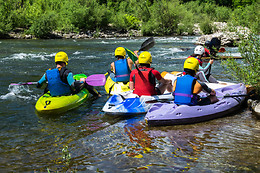 Canoë en terre d'allier