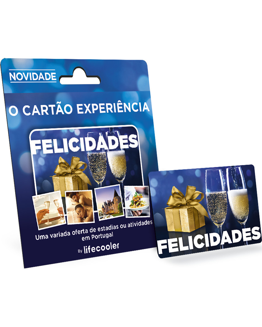 Cartão Experiência Felicidades