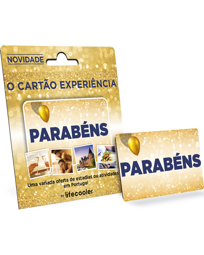 Cartão Experiência Parabéns