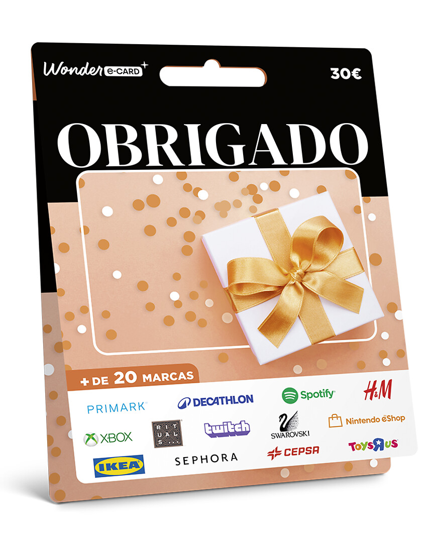 Cartão Obrigado