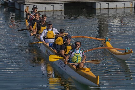 Canoagem Polinésia ou Havaiana para 2 com a Kahuna Va´a Portugal | Cascais
